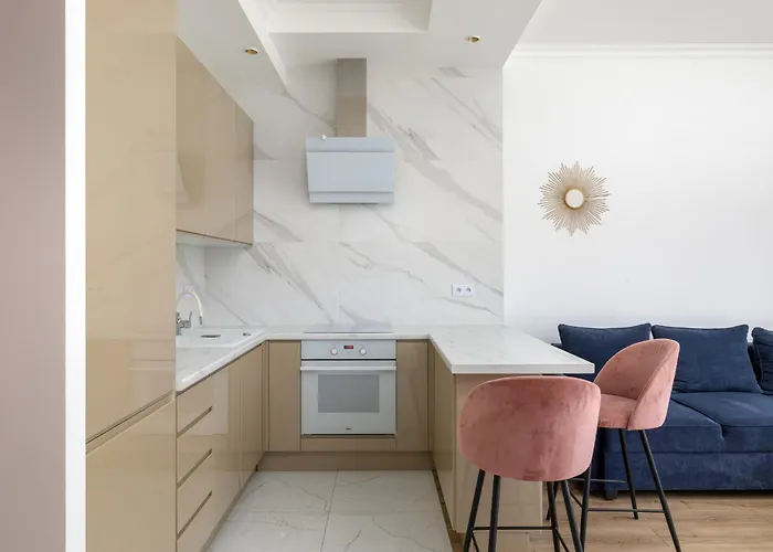 Modern Urban Apart Wola With Green Tarrace Wwa69